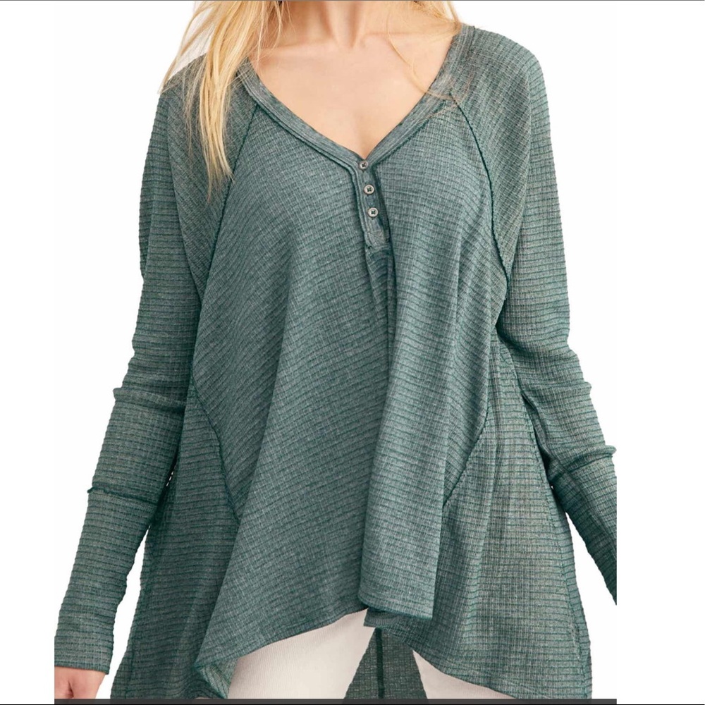 Free people citrine thermal top color vetiver